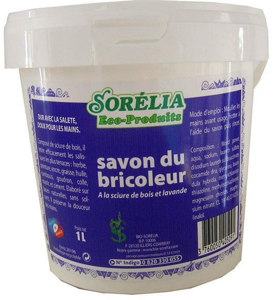 Savon pour l'atelier